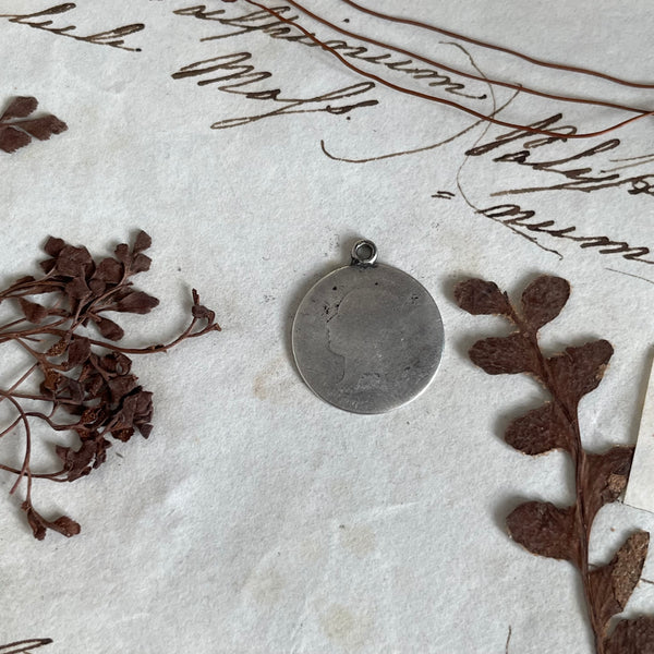 Victorian Bird Pictorial Love Token Charm