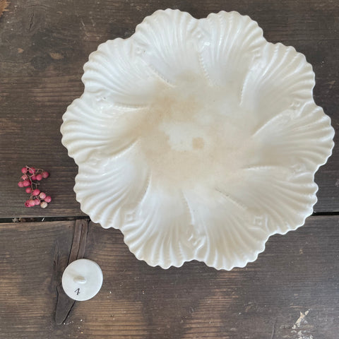 Vintage Scallop Edge Plate