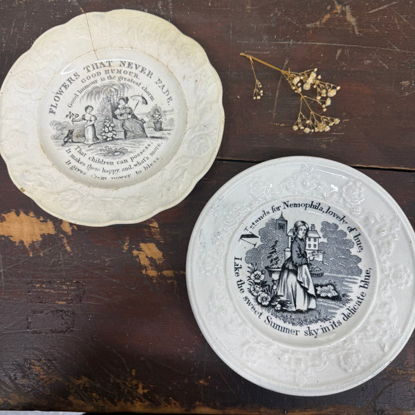 Victorian 1880s Transfer Plates