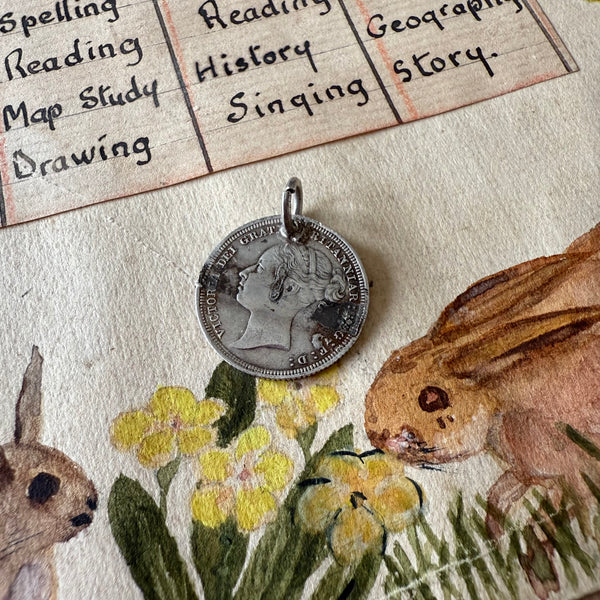 Victorian AJS Love Token Charm