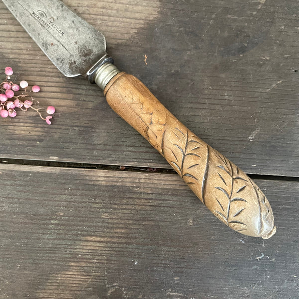 Antique Carved Handle Knives