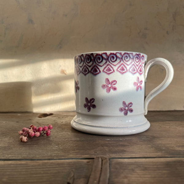 Antique Spongeware Mug