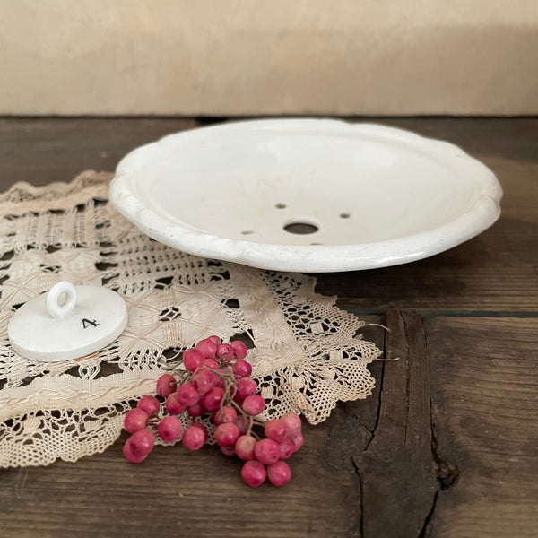 Antique Ceramic Soap Dish