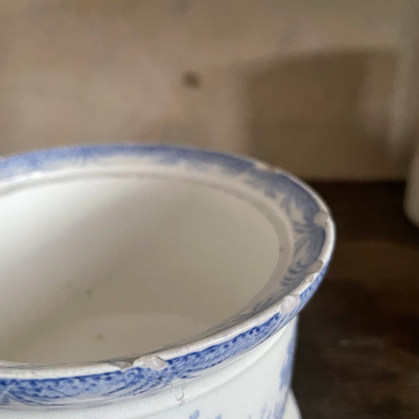 Victorian Blue Transferware Dish