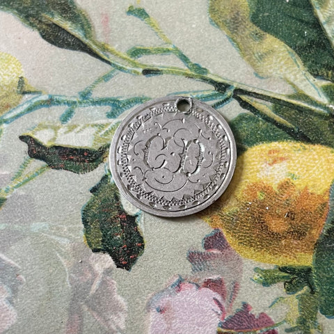 Victorian CD Love Token Charm