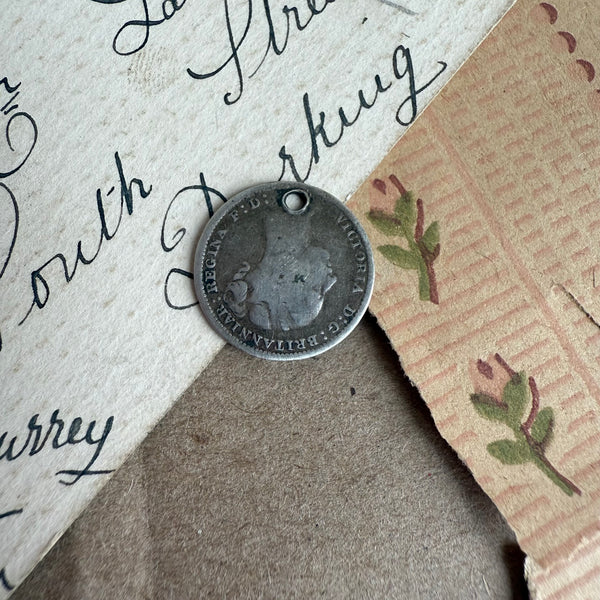 Victorian JM Love Token Charm