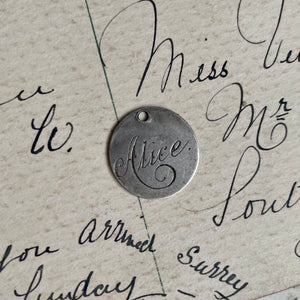Victorian Alice Love Token Charm