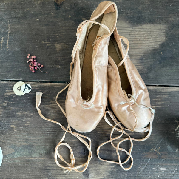 Vintage Pink Ballet Shoes
