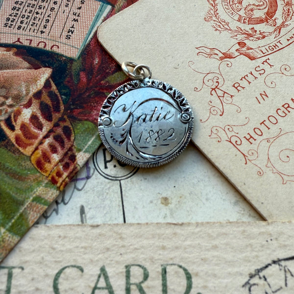Victorian Katie Love Token Charm
