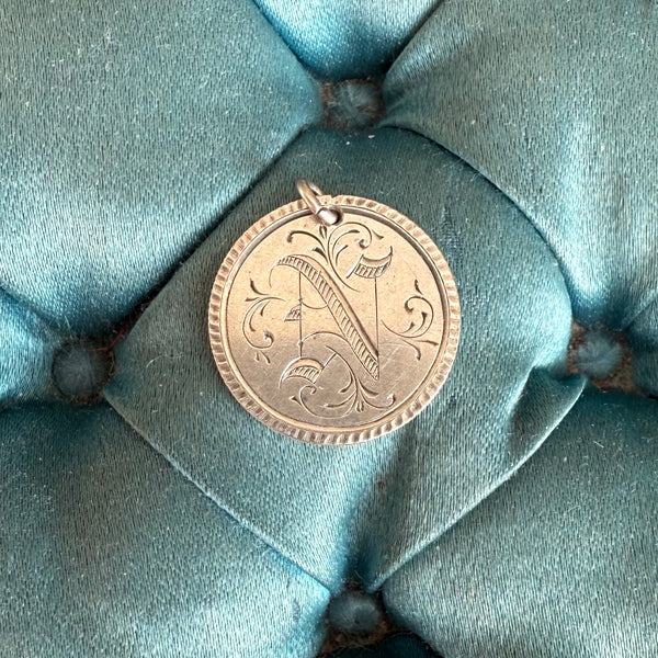 Victorian N/1887 Love Token Charm