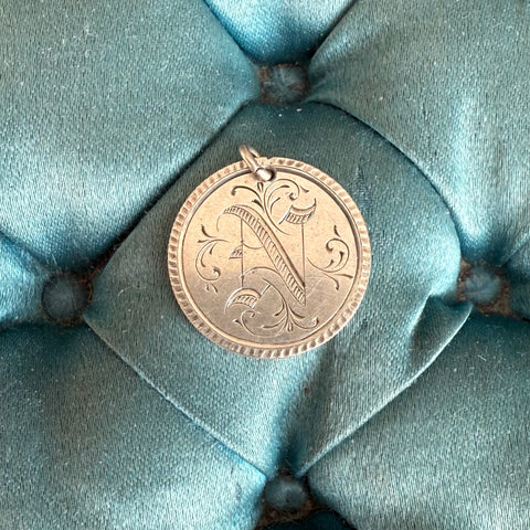 Victorian N/1887 Love Token Charm