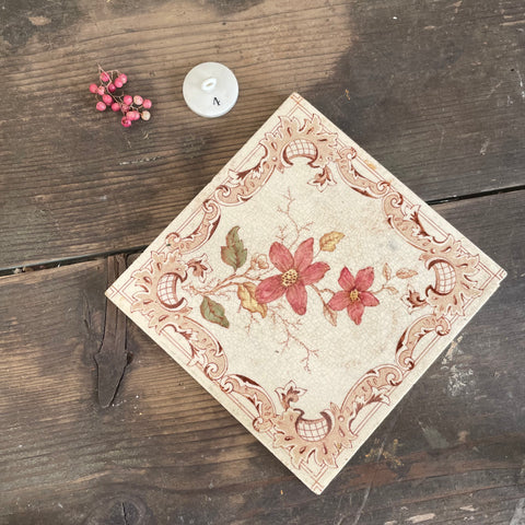 Antique Ceramic Transfer Tile