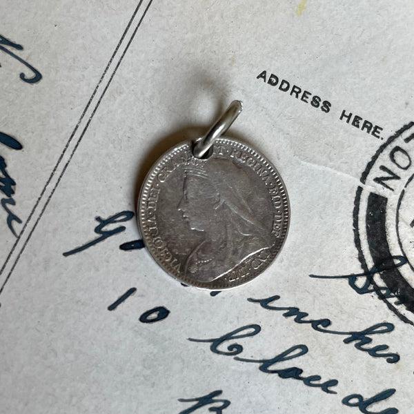 Victorian Alfred Love Token Charm