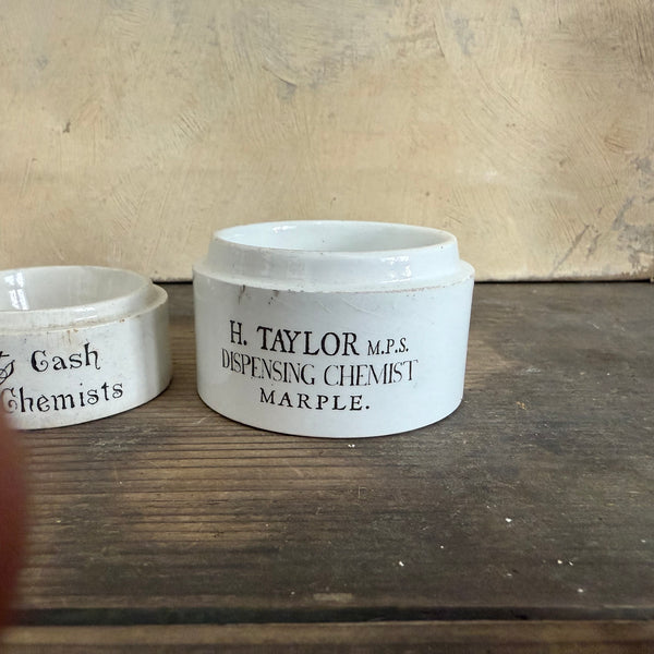 Victorian Chemist Pots