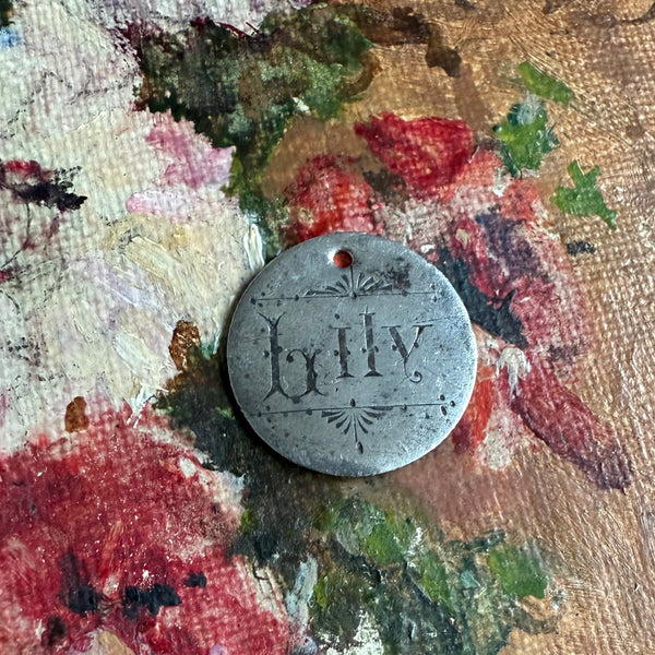Victorian Lily Love Token Charm