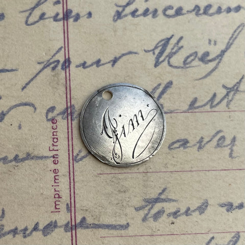Victorian Jim Love Token Charm