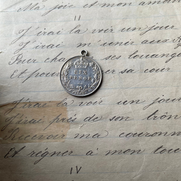 Victorian Pictorial Peg Doll Love Token