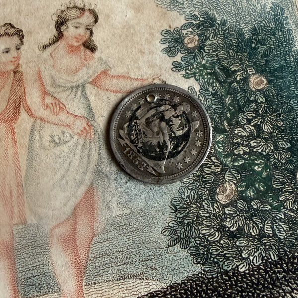 Victorian A Love Token Charm