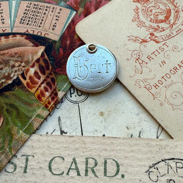 Victorian Bert Love Token Charm