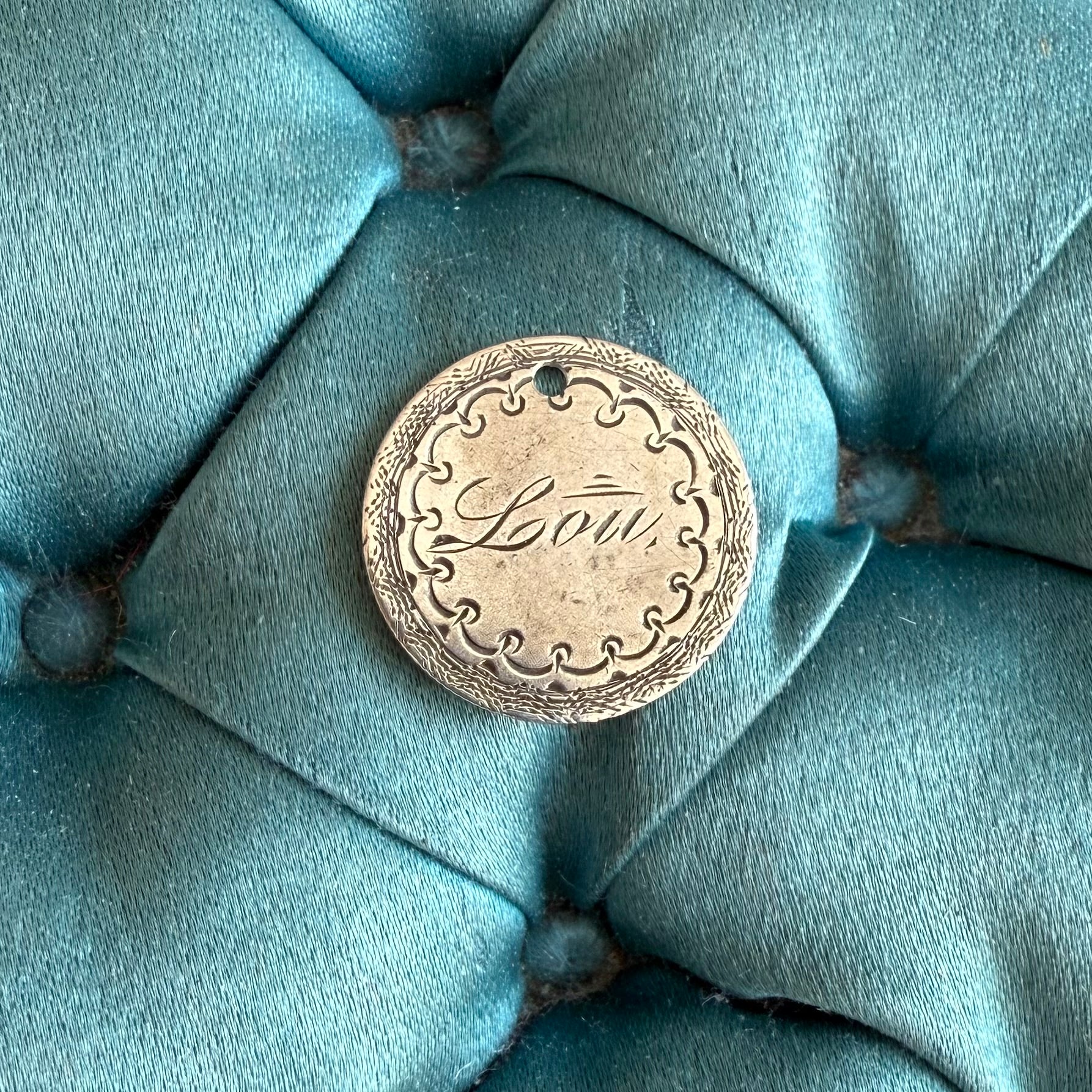 Victorian Lou Love Token Charm