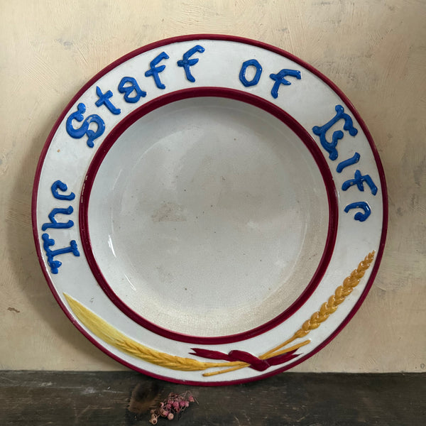 Antique Bread board Plate