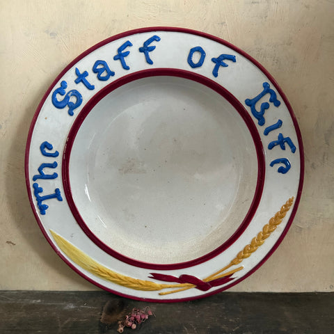 Antique Bread board Plate