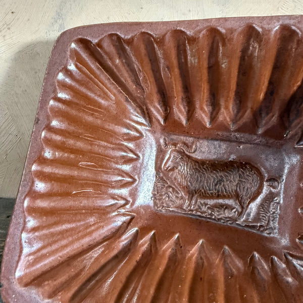 Antique Ram Jelly Mould
