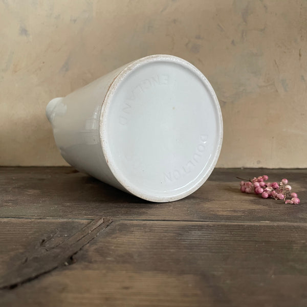 Antique Scallop White Jug