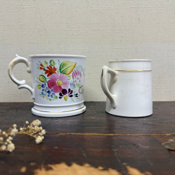 Edwardian Gold Writing 'For a Good Boy' Cup