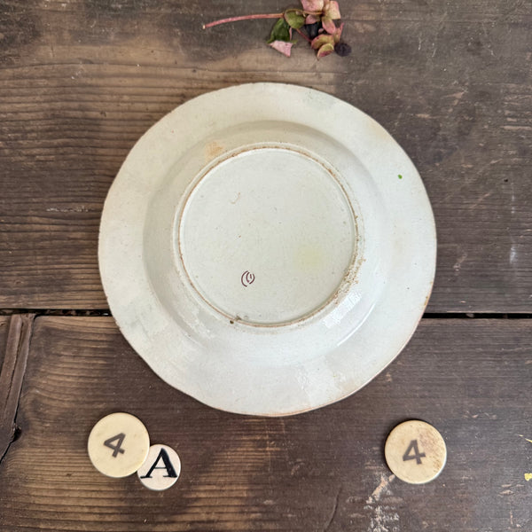 Antique 1880s Religious Plate