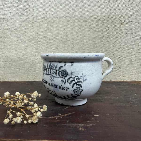 Antique Victorian Motto Pots