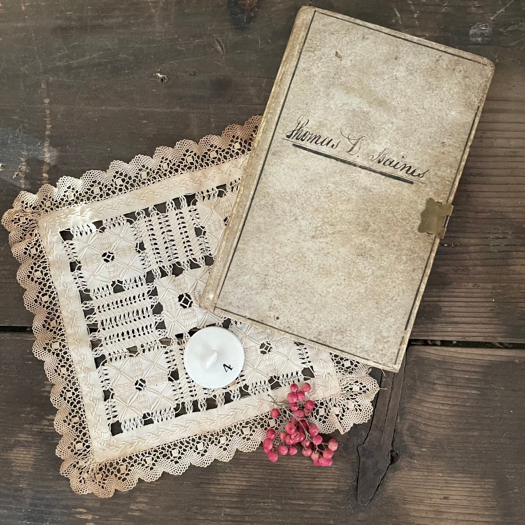 Antique Horse Keeping 1859 Notebook