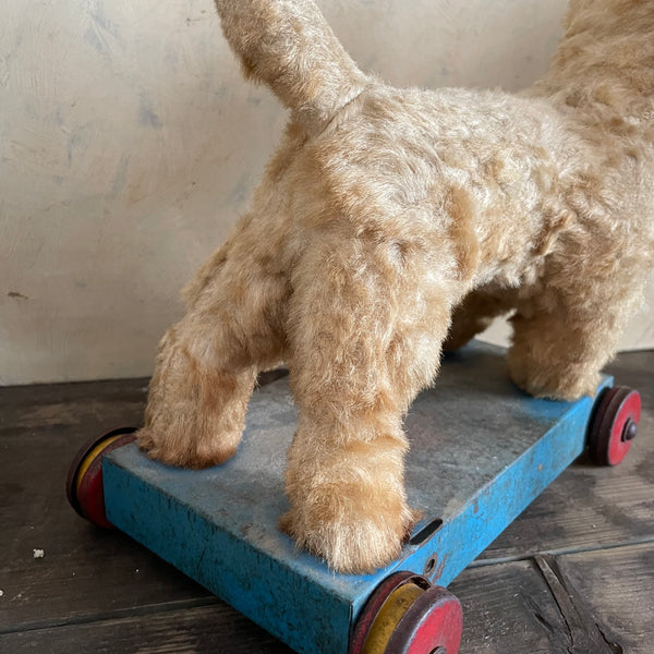 Antique Pull Along Dog