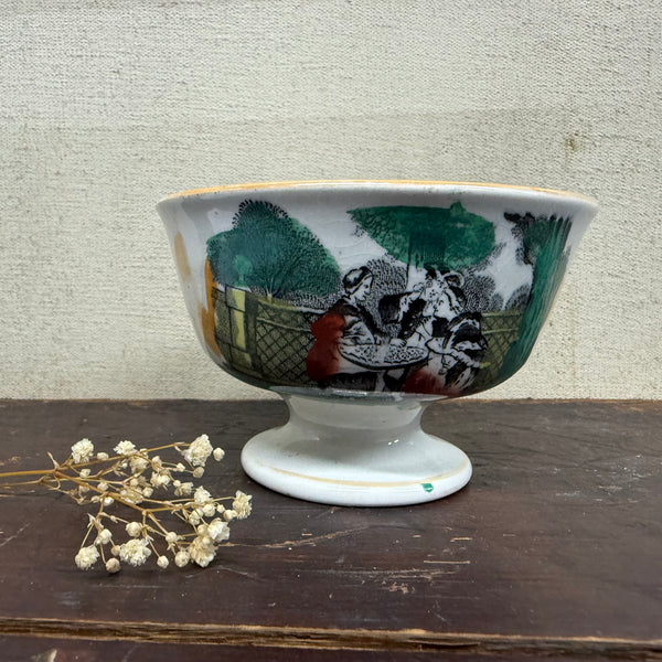 Antique Victorian Motto Pot