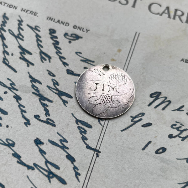 Victorian Jim Love Token Charm