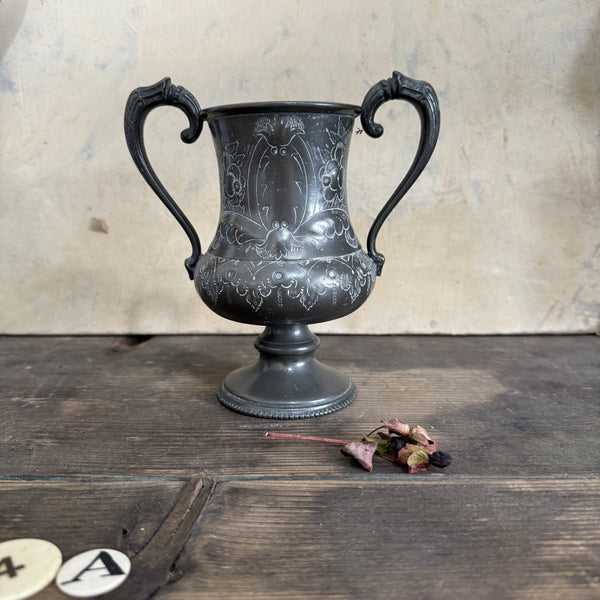 Antique Beautiful Metal Cup