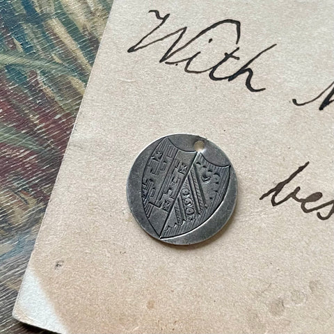 Victorian Sheild Love Token Charm