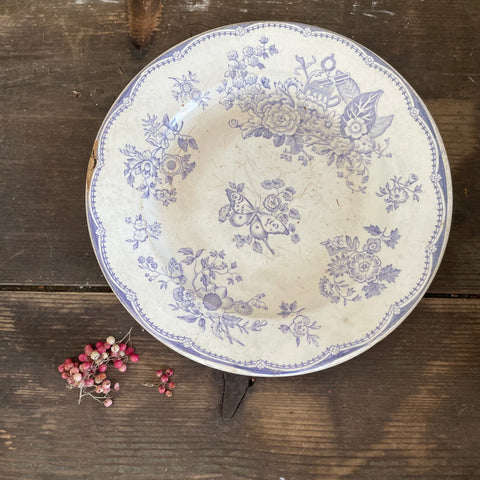 Beautiful French Floral Plate