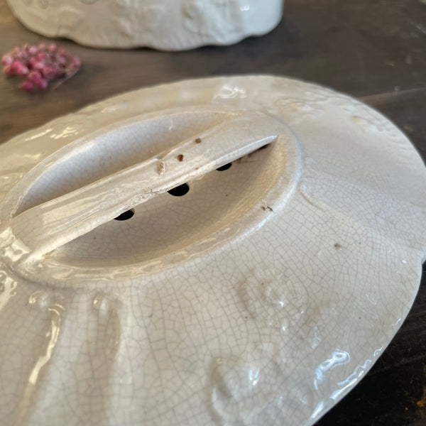 Victorian Butter Dish with Lid