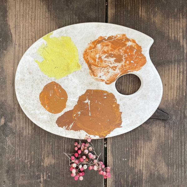 Antique James Newman Soho Square Ceramic Palette