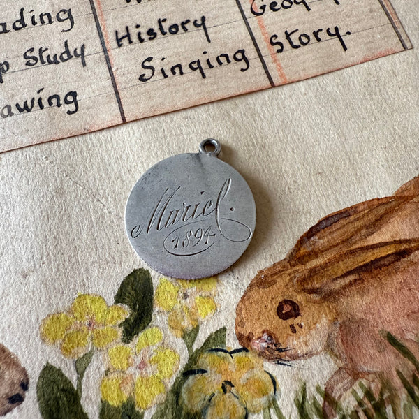 Victorian Muriel 1894 Love Token Charm