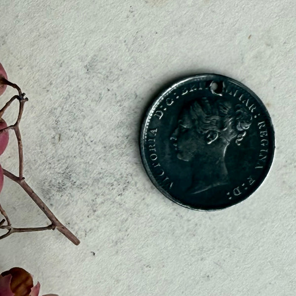 Victorian Bird Love Token Charm