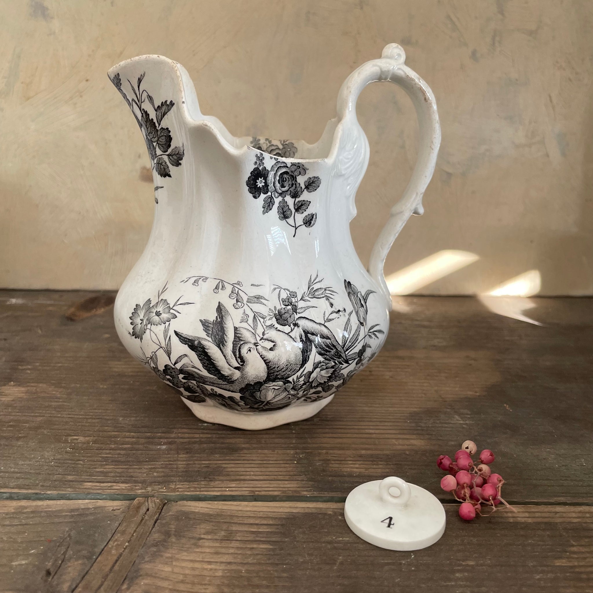 Early Victorian Bird Jug