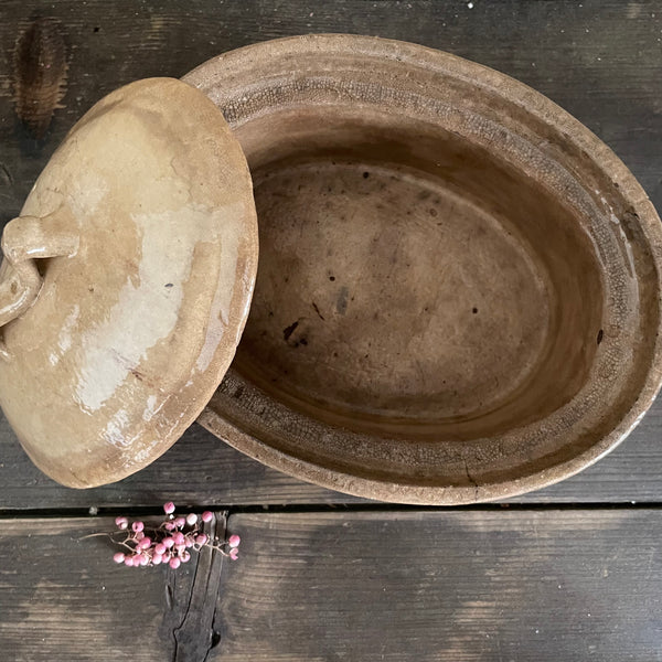 Antique French Confiture Pot