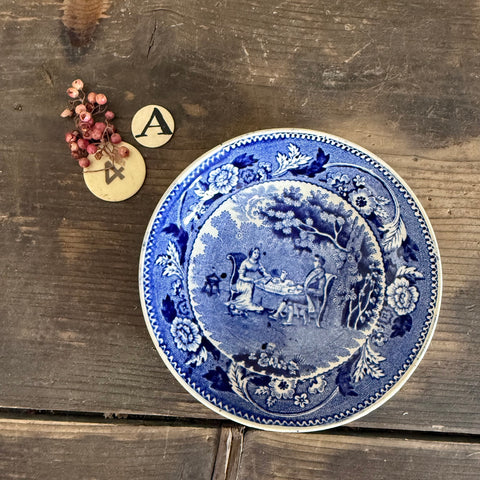 Small Antique Afternoon Tea Plate