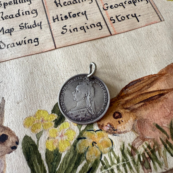 Victorian John Love Token Charm