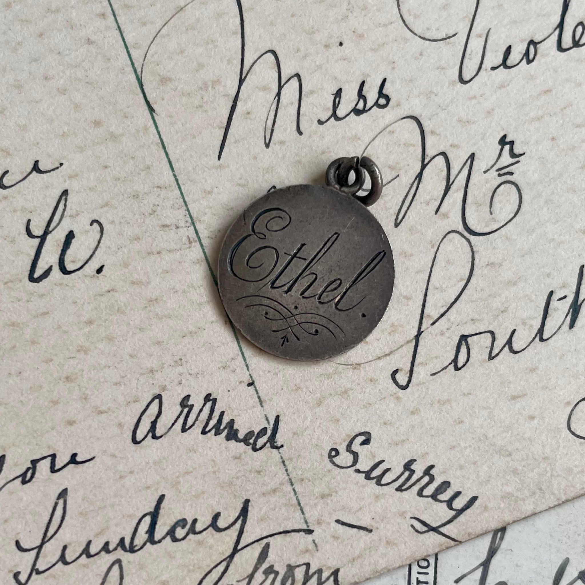 Victorian Ethel Love Token Charm
