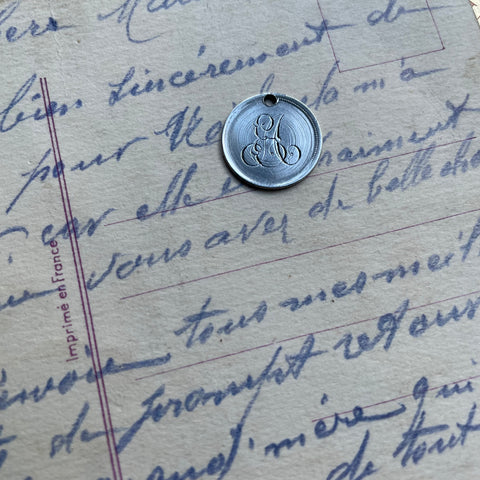 Victorian EA/AE Love Token Charm