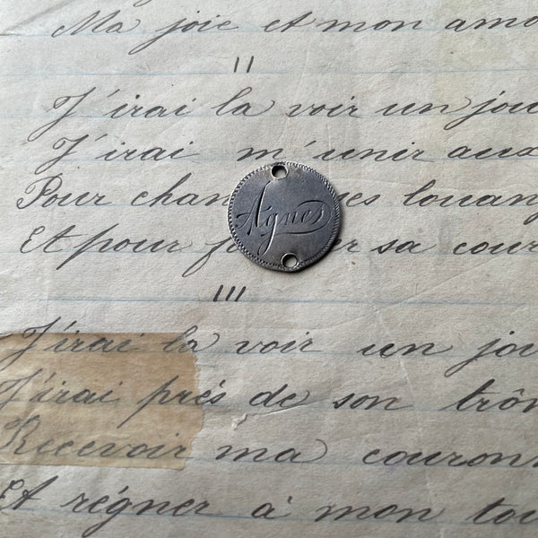 Victorian Agnes Love Token