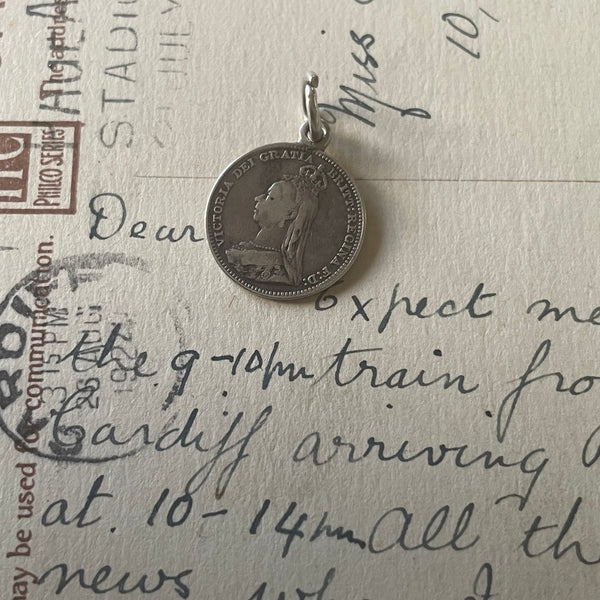 Victorian JG Love Token Charm